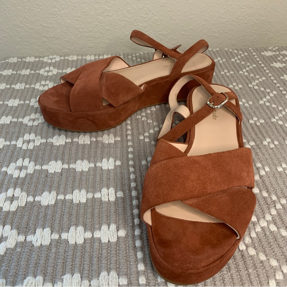 Kate Spade Terracotta leather sandals